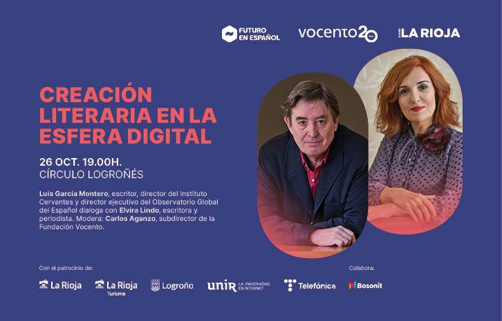 Featured image for “Inscripción diálogo con Luis García Montero y Elvira Lindo”